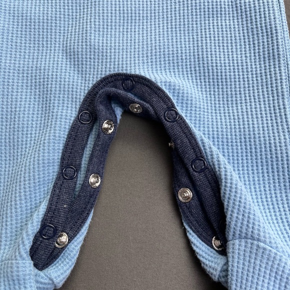 7 for all mankind baby romper footie and jeans size 0-3M - Picture 5 of 10